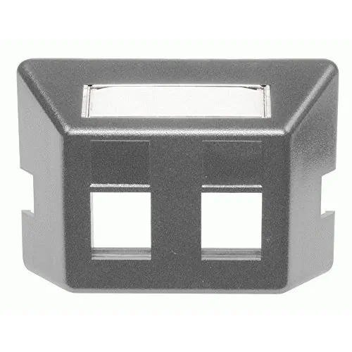 Hubbell FP2GY — PLATE, FURNITURE, STD, 2PORT, GY