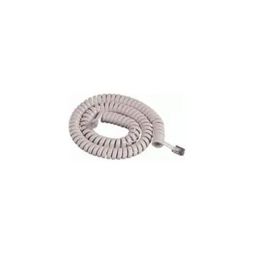 Cablesys 1200IV — Ivory 12ft Curly Telephone Handset Cord with 1.5" Lead