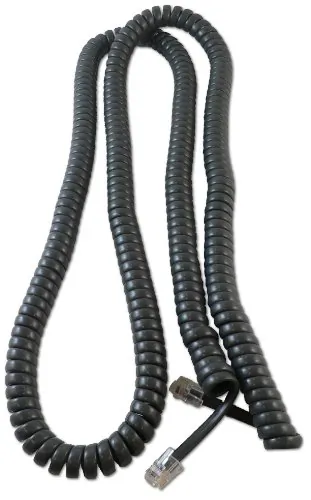 Cablesys 2500DG — 25 Ft Medium Gray Telephone Handset Cord with Leads