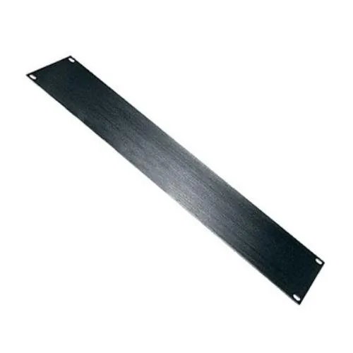 LEGRAND HBL1 — 1 RU FLAT BLANK RACK PANEL, BLACK BRUSHED AND ANODIZED ALUMINUM