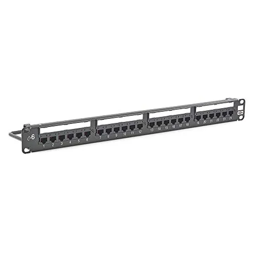 Hubbell HP624 — P-PANEL, CAT6,24 PORT,UNI