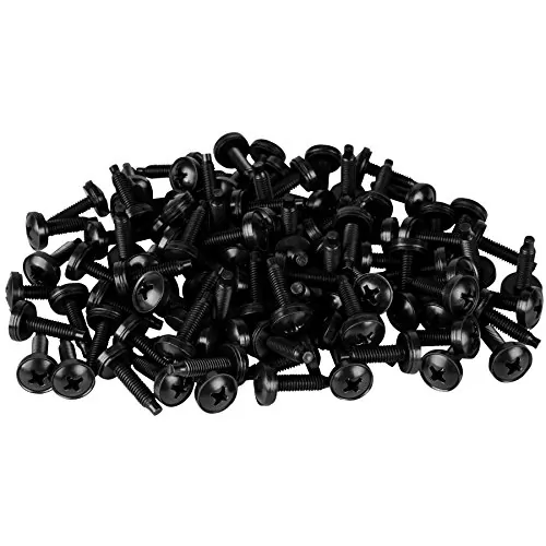 Middle Atlantic HW100 - 100 Pieces  Phillips 1032 Captive Cup Washer Rackscrews  Ste