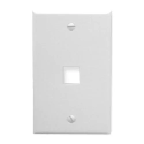 Cablesys ICC-IC107LF1WH — ICC ICC-IC107LF1WH Faceplate, Oversized, 1-port, White