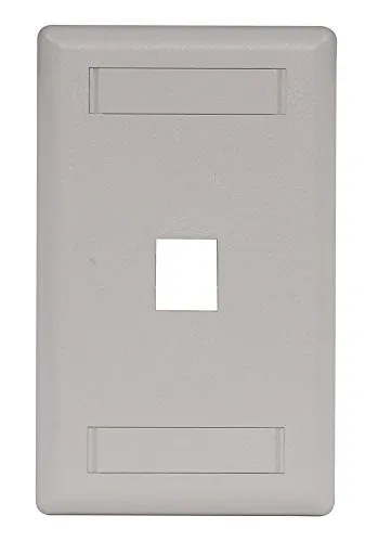 Hubbell IFP11OW — PLATE, WALL,FLUSH,1-G,1PORT,OW