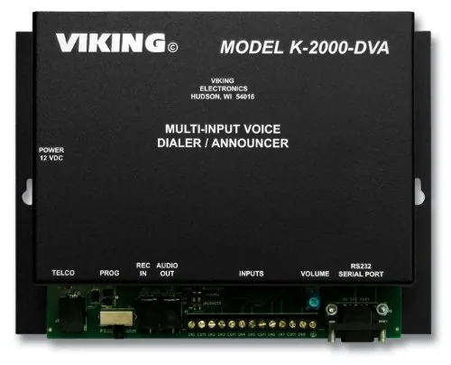 Viking Electronics VK-K-2000-DVA — Viking Electronics VK-K-2000-DVA Multi-input Voice Dialer/annou