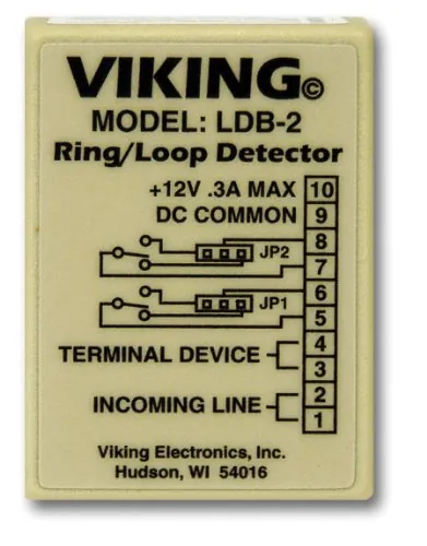 Viking Electronics VK-LDB-2 — Loop and Ring Detect Board for Ring and Line in. in. In Usein. in. Contact Closures (On Ringing or Off-Hook)