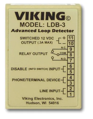 Viking Electronics VK-LDB-3 — Loop and Ring Detect Board for Ring and Line in. in. In Usein. in. Contact Closures (During Ringing and/or Off-Hook)