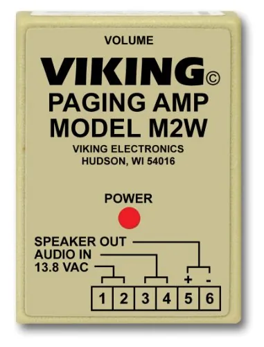 Viking Electronics VK-M2W — Viking Electronics VK-M2W Paging Power Amp W/25ae Paging Horn Inc.