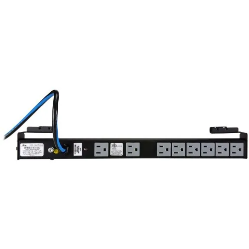 LEGRAND PD-815SC-PBSH — SHLF MT 8OUT 15A PWR STRP