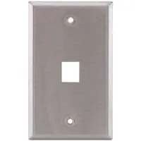 Hubbell SSF11 — PLATE, WALL,SS,1-G,1PORT