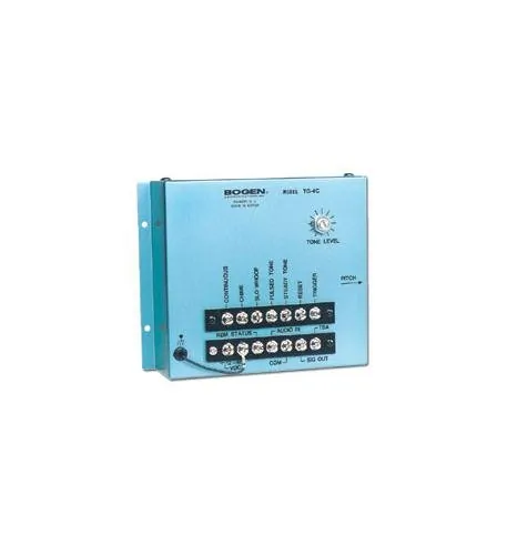 Bogen BG-TG4C — 12V DC Tone Signal Generator with Adjustable Levels