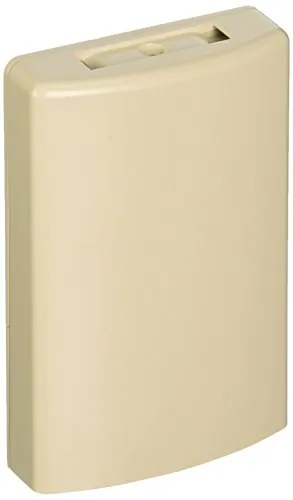 Hubbell TPF1OW - Secure-IT Tamper-Resistant 4-Port Face Plate - Office White