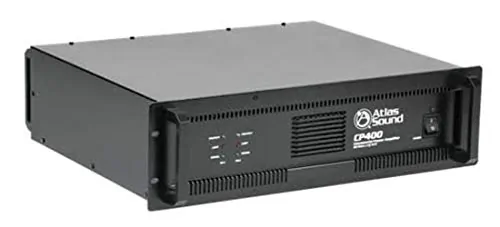 ATLASIED CP400 - 2CH 400W Commercial Audio Amplifier for 70V100V Systems