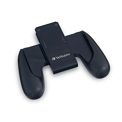 VERBATIM 70219 — Ergonomic Charging Grip for Nintendo Switch Joy-Con Controllers