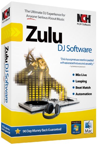 NCH SOFTWARE RET-ZDJ001 - ZULU DJ MIX LOOP BEAT MATCH