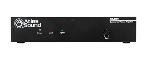 ATLASIED PA40G — 40W Single Channel Power Amplifier with Global Power Supply