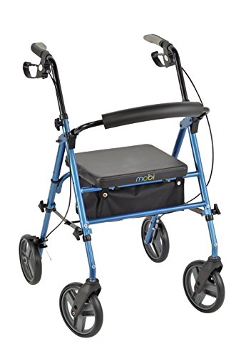 JUVO PRODUCTS SR102 - Juvo Products SR102 Deluxe Rollator (Sky Blue)
