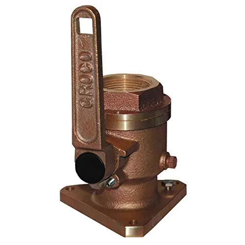 GROCO BV-750 — GROCO 3/4" Bronze Flanged Full Flow Seacock