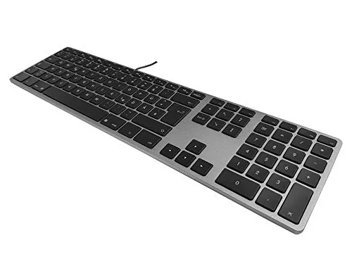 ERGOGUYS FK318B — MATIAS ALUMINUM MAC KEYBOARD SPACE GRAY