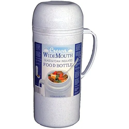 Brentwood FT-10 — Brentwood 1.0L Glass Vacuum / Foam Insulated Food Thermos