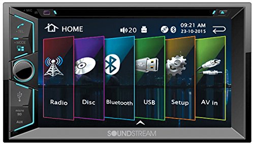 SOUNDSTREAM VR624B - SoundStream 2-DIN AptiX Source Unit w Bluetooth & 6.2 LCD