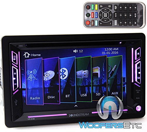 SOUNDSTREAM VR63B - SoundStream 2-DIN AptiX Source Unit w Bluetooth & 6.2 LCD RG