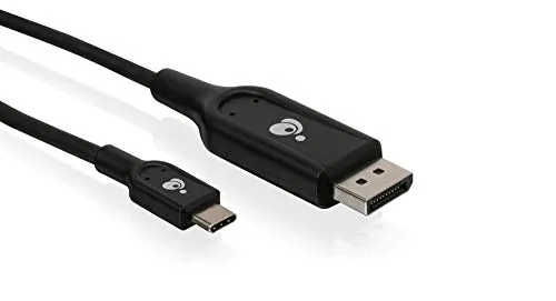 IOGear G2LU3CDP12 — THE USB-C TO DISPLAYPORT 4K CABLE EASILY CONNECTS YOUR USB-C LAPTOP OR TABLET TO