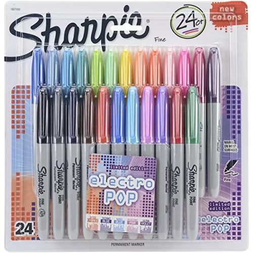 DYMO 1927350 — SHARPIE FINE ELECTRO POP 24CD