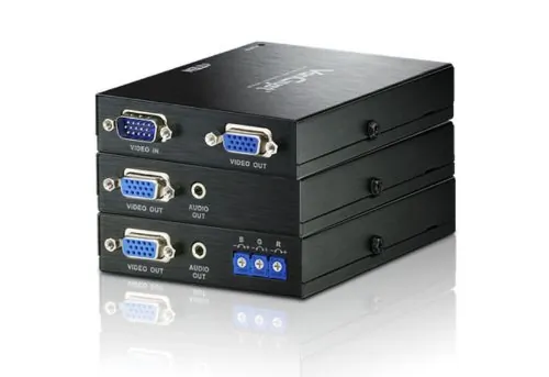 Aten Technologies VE170 - Aten VE170R+VE170T VGA and Audio over CAT5 Extender