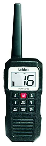 Uniden ATLANTIS 155 — Uniden Atlantis 155 Handheld Two-Way VHF Floating Marine Radio
