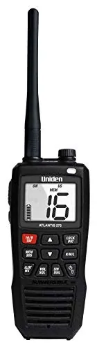 Uniden ATLANTIS 275 — Uniden Atlantis 275 IPX8 VHF Marine Handheld Radio