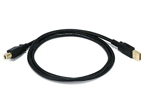 Monoprice 5437 — USB 2.0 A MALE TO B MALE 28/24AWG 3FT