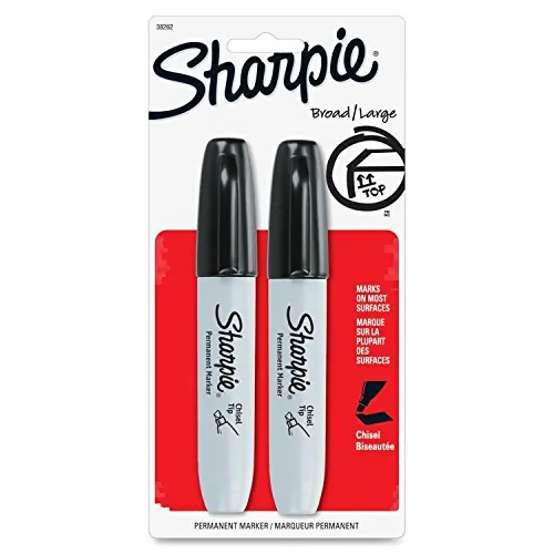DYMO 38262PP — SHARPIE CHISEL 2PK BLK