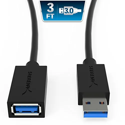 Sabrent CB-3030 — 3FT USB 3.0 Extension Cable - High-Speed Data Transfer