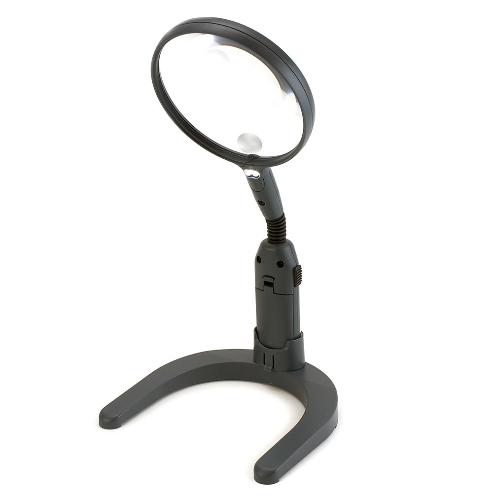 Carson GN55 - Carson 4.3 Inch Hands Free Magnifier 2x LED Lighted Detach 2