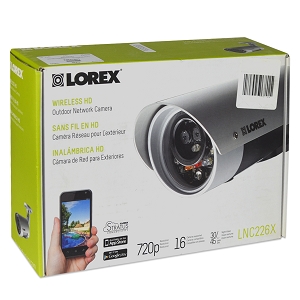 LOREX LNC226X - Lorex LNC226X 720p Dual Lens Wireless IndoorOutdoor Weatherp