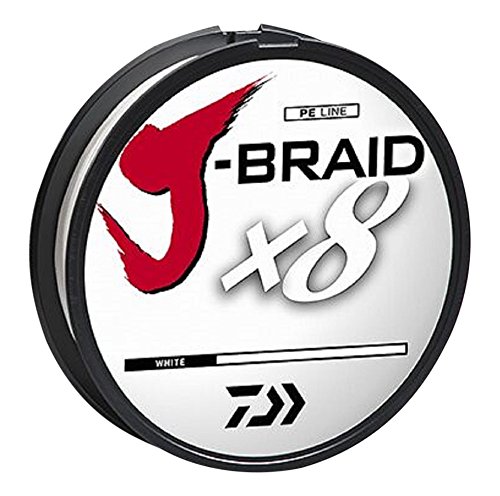 Daiwa JB8U30-300WH - Daiwa J-Braid Fishing Line - 30 Lb Test 330 Yards - White