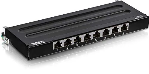 TRENDNET TC-P08C6AS — 8-PORT CAT6A SHIELDED WALL