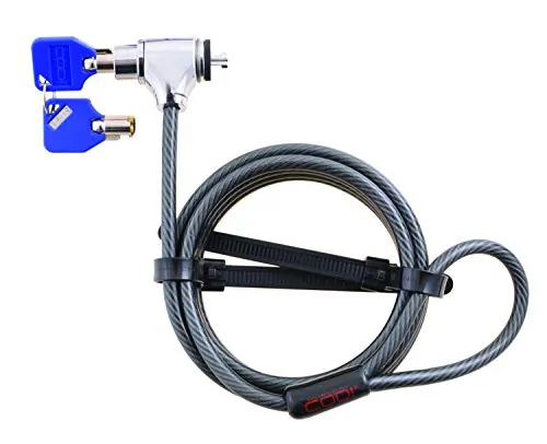 CODi A02001 — Heavy-Duty Key Cable Lock for Security Needs