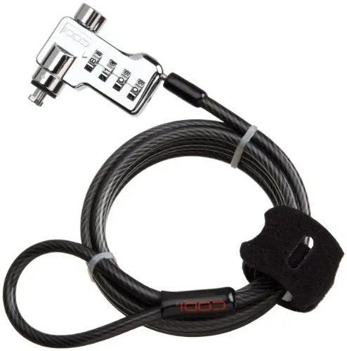 CODi A02003 — 4-Digit Combination Cable Lock with Resettable Code