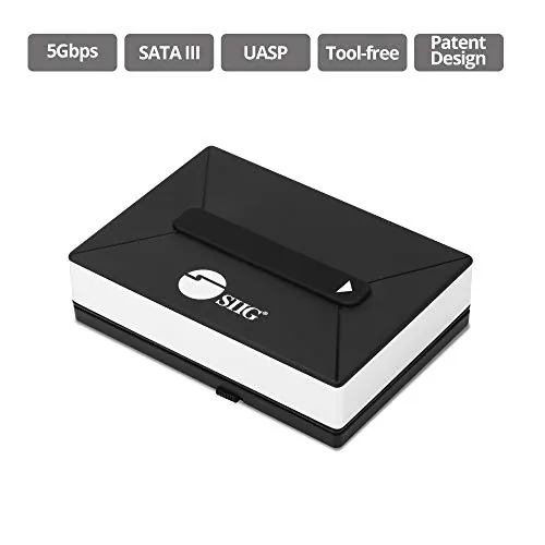 Siig JU-SA0V11-S1 — SUPERSPEED USB ULTRA-PORTABLE DRIVE DOCK EASILY ADDS MORE STORAGE TO WINDOWS OR