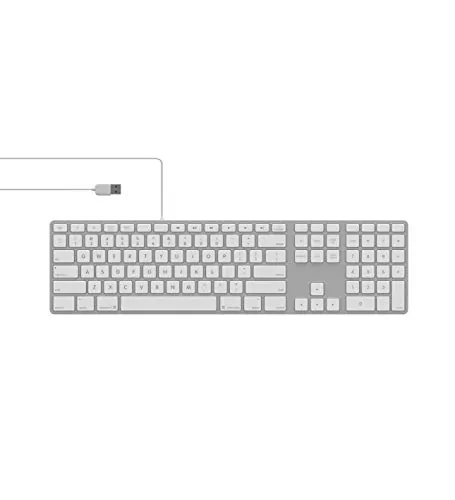 ERGOGUYS FK318LS — MATIAS BACKLIT ALUMINUM KEYBOARD SILVER