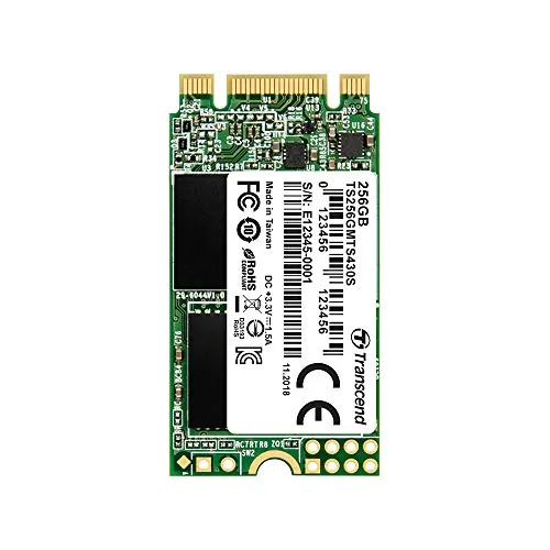 Transcend TS256GMTS430S — 256GB, M.2 2242 SSD, SATA3 B+M KEY, TLC