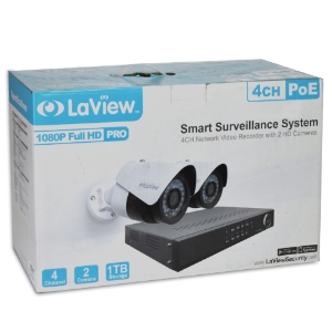 LaView LV-KN984P42A4-T1 - LaView LV-KN984P42A4-T1 4-Channel 1080p 1TB PoE Smart Survei