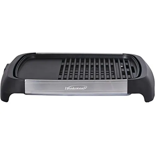 Brentwood TS-641 — Brentwood Select TS-641 1200 Watt Electric Indoor Grill & Griddle, Stainless Steel