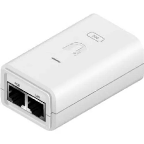 Ubiquiti POE-24-7W-G-WH — Ubiquiti PoE Injector 24V 0.3A for Gigabit Devices