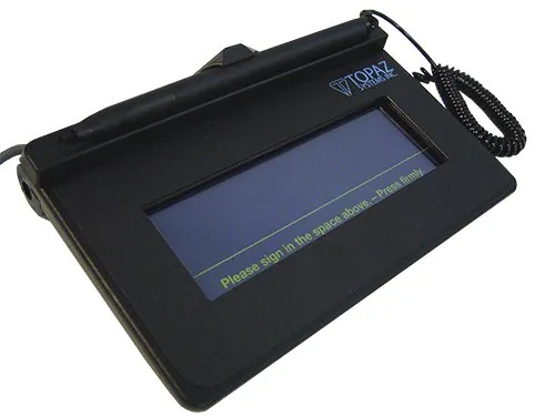 TOPAZ SYSTEMS T-S460-BSB-R — TOPAZ SIGLITE SIGNATURE TERMINAL