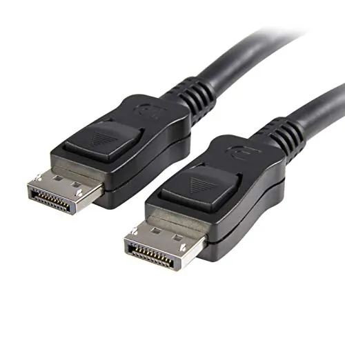 STARTECH DISPL50CM — 0.5M SHORT DISPLAYPORT 1.2 CABLE WITH LATCHES M/M - DISPLAYPORT 4K WITH HBR2 SUP