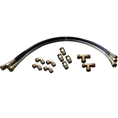 SI-TEX OC17SUK42 — SI-TEX Autopilot Hydraulic Steering Installation Kit w/Hoses & Fittings