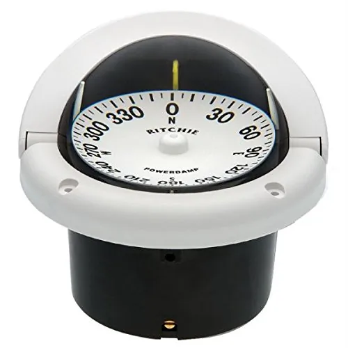 Ritchie HF-742W — Ritchie HF-742W Helmsman Compass - Flush Mount - White